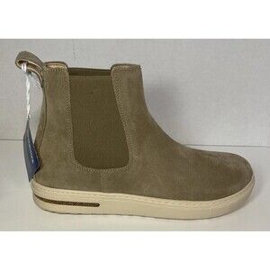 Birkenstock Bend Chelsea Boots Womens Gray Suede Leather 39S